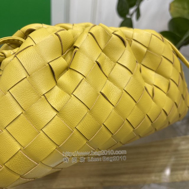 Bottega veneta高端女包 98061 寶緹嘉升級版小號編織雲朵包 BV經典款純手工編織羔羊皮女包  gxz1161